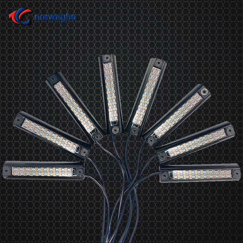 NWH-R8 20pcs LED/pod Dream Color Elite Desmontable Rock Light 4/6/8pods 